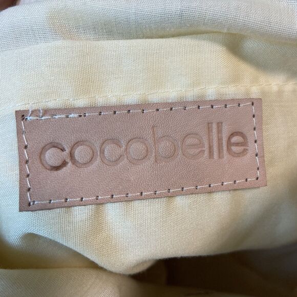 Cocobelle Straw Raffia Fringe Crossbody Handbag Tropical Beach Vacation Boho - Picture 5 of 5